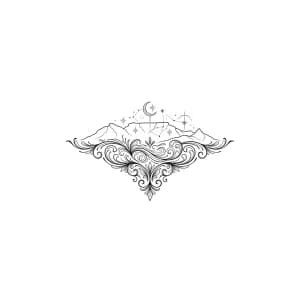 Mountain Tattoo тату эскиз