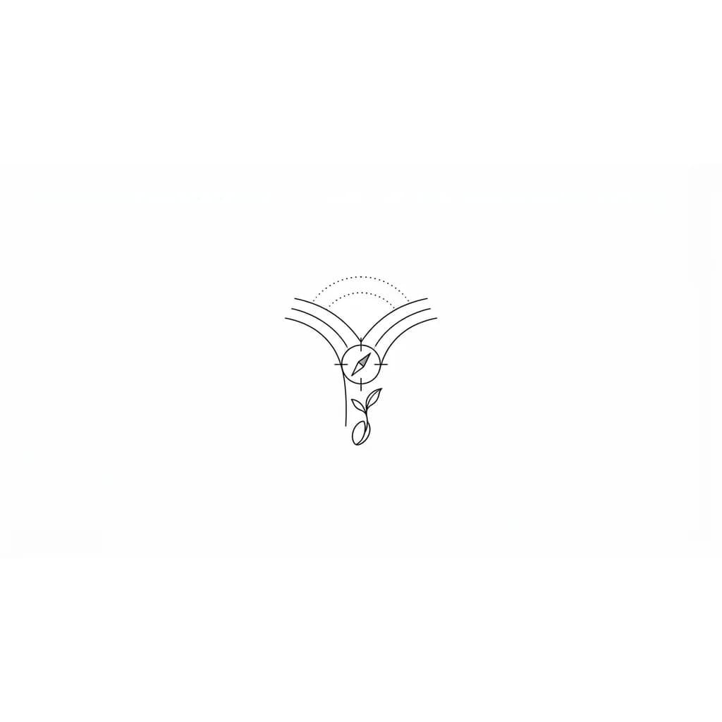 Тату эскиз: Quiero un tatuaje Minimalista que hable sobre la toma de decisiones y su importancia 