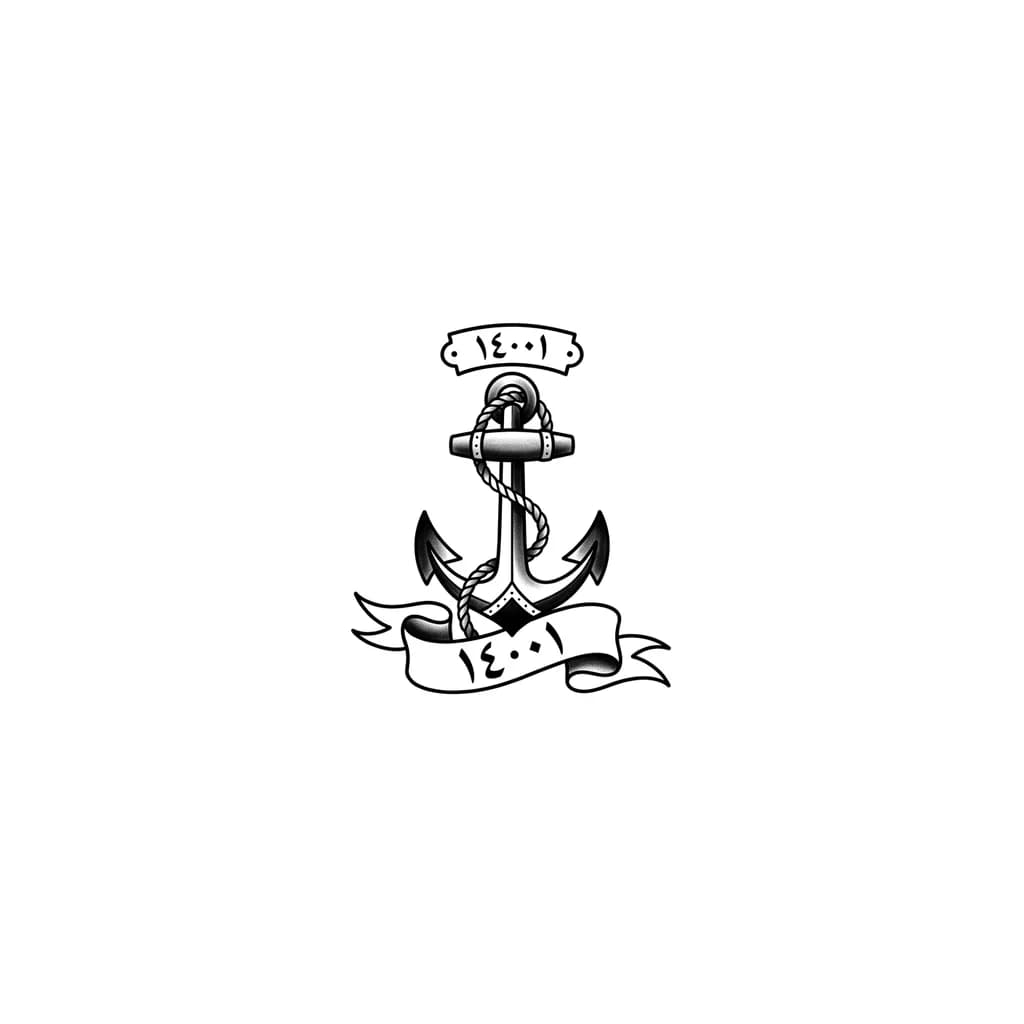 Тату эскиз: I want to be small tatoo for arm in arabic language with date 14.01
