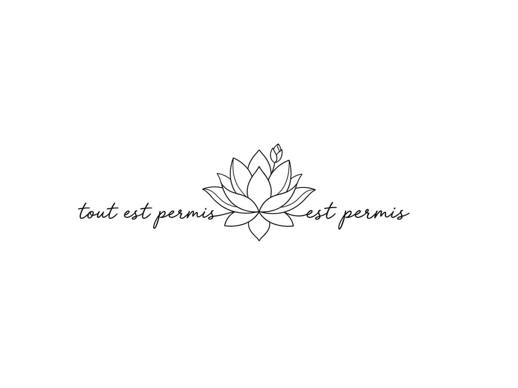 Тату эскиз: Lotus