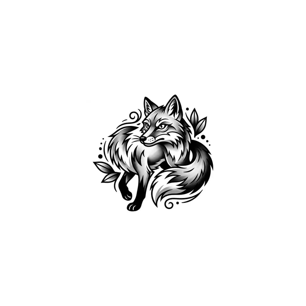 Тату эскиз: Fox
