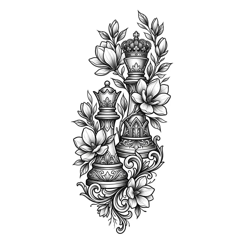 Flower Tattoo тату эскиз