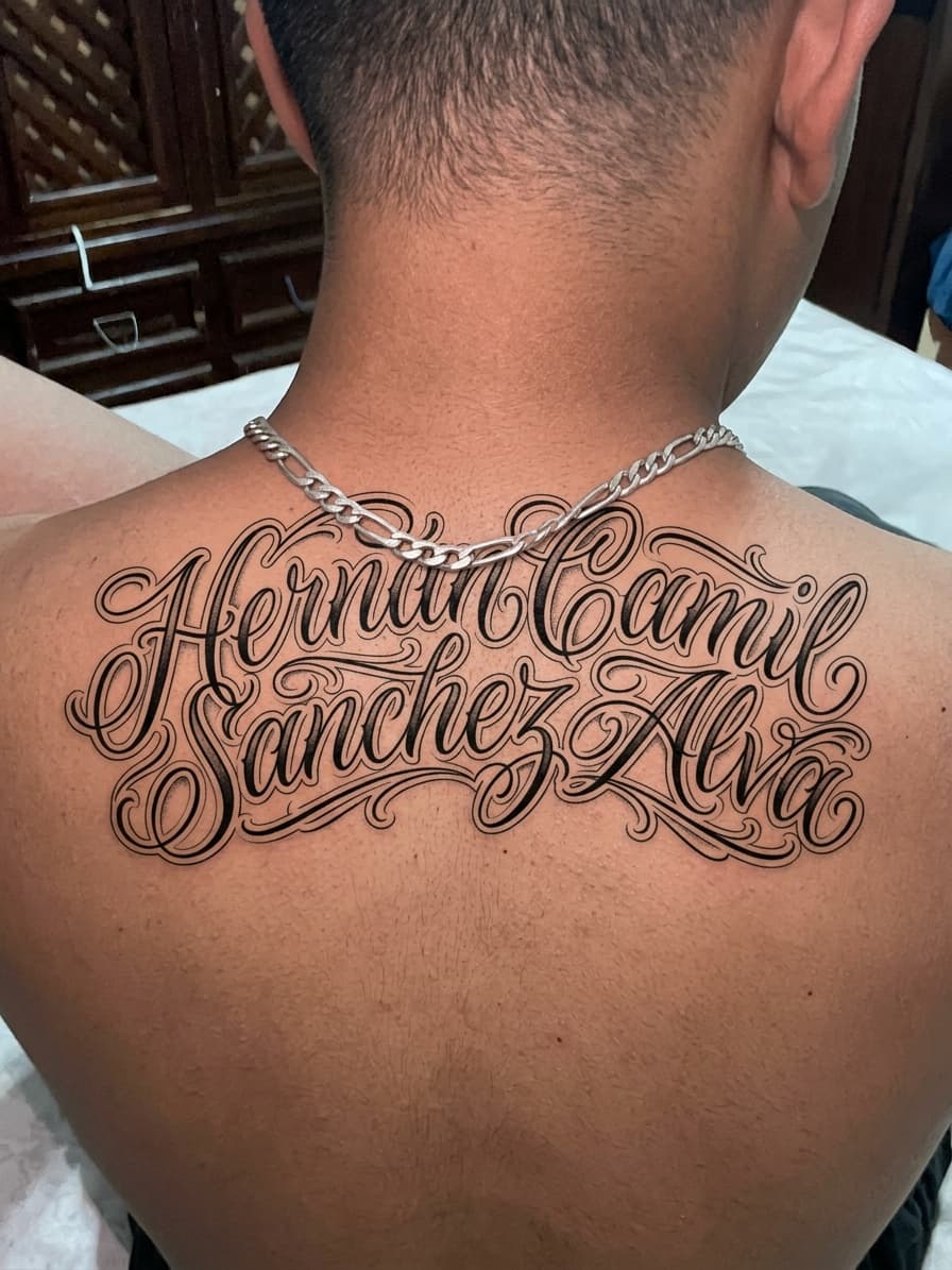 Тату эскиз: Tryon: back