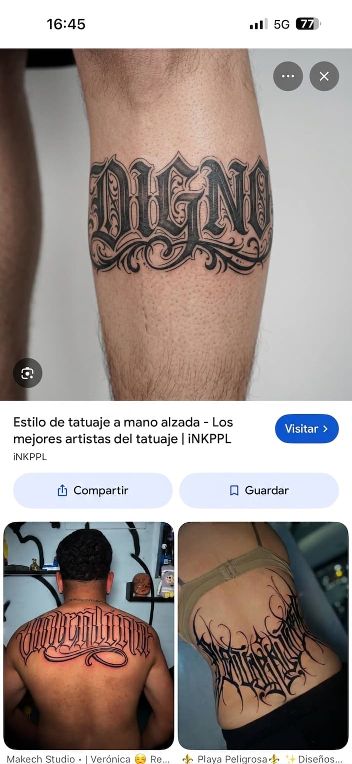 Тату эскиз: Tryon: shin