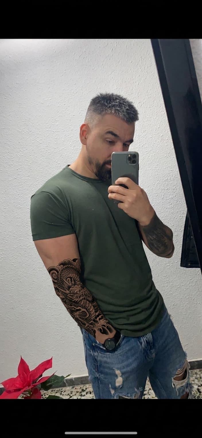 Тату эскиз: Tryon: forearm