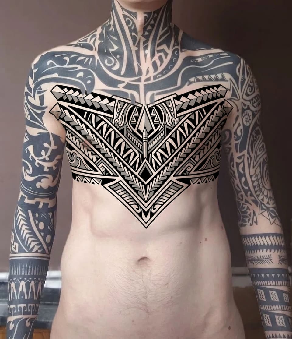 Тату эскиз: Tryon: chest