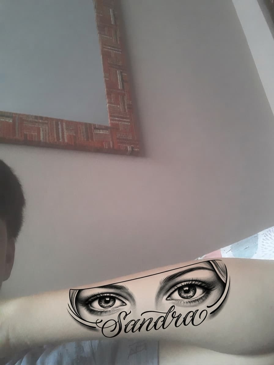 Тату эскиз: Tryon: forearm
