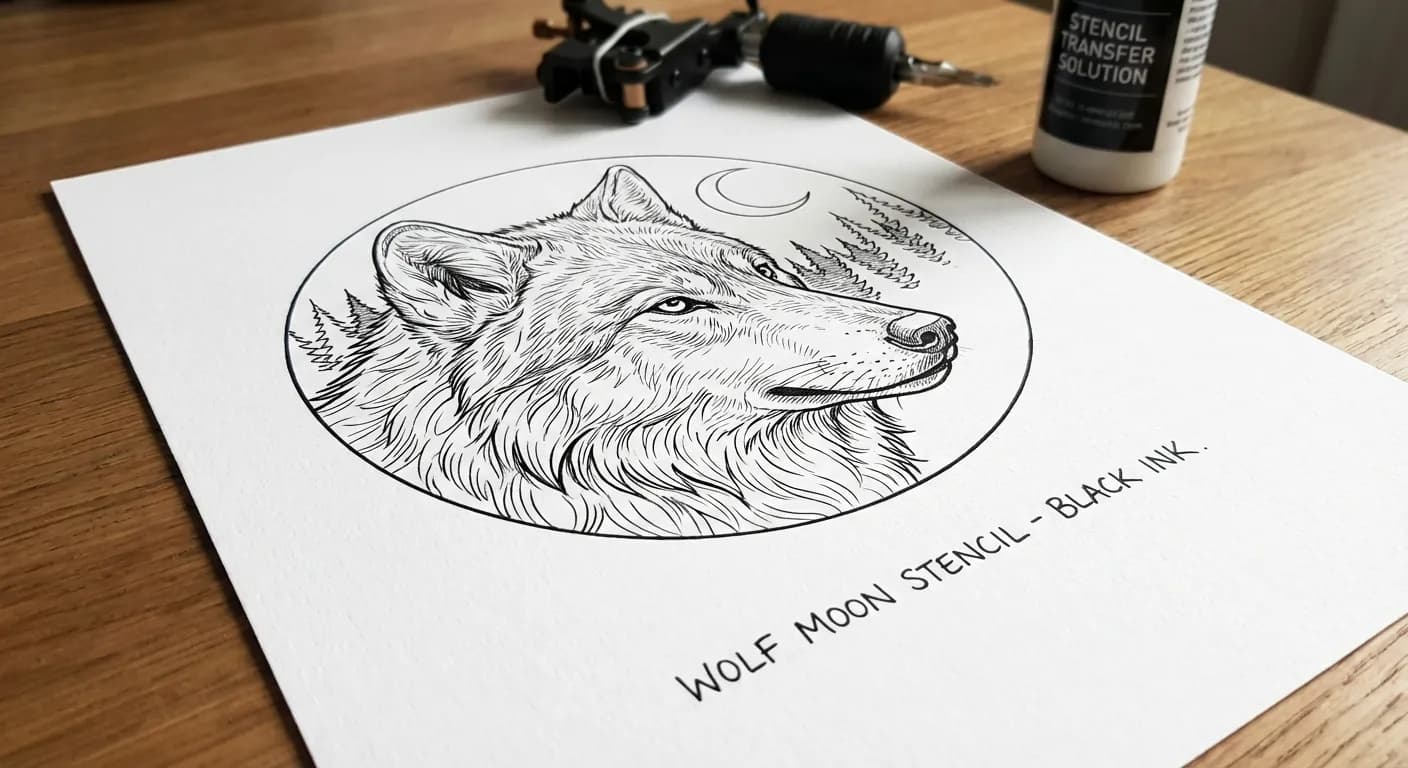 Realistic wolf