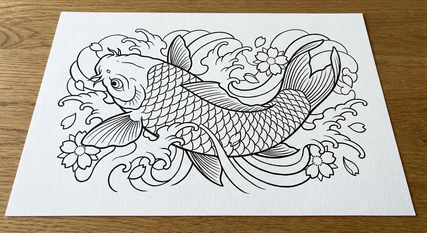 Japanese koi