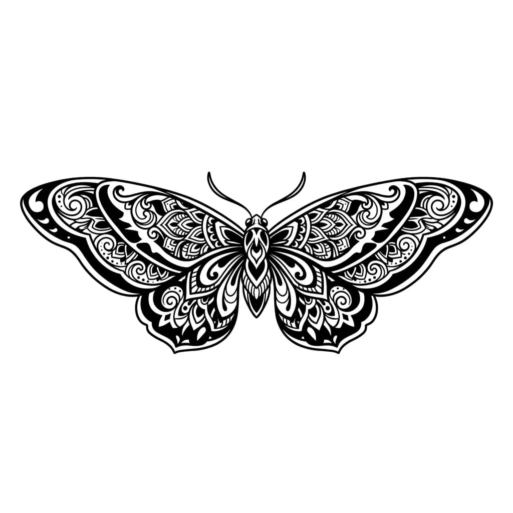 Тату эскиз: necesito un tatuaje pequeño para la espalda baja de una mujer, debe ser sexy y minimalista, puede contener alas de mariposa o otro insecto o ave.