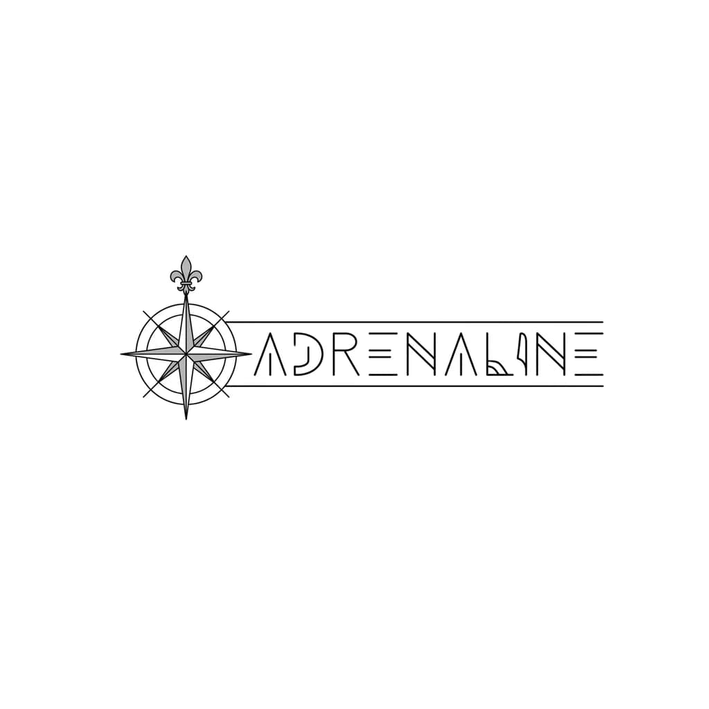 Тату эскиз: Sur mon avant bras droit je veux un tatouage minimaliste, avec une rose des vents, fleur de lys, le mot adrénaline avec les lettres égyptiennes…