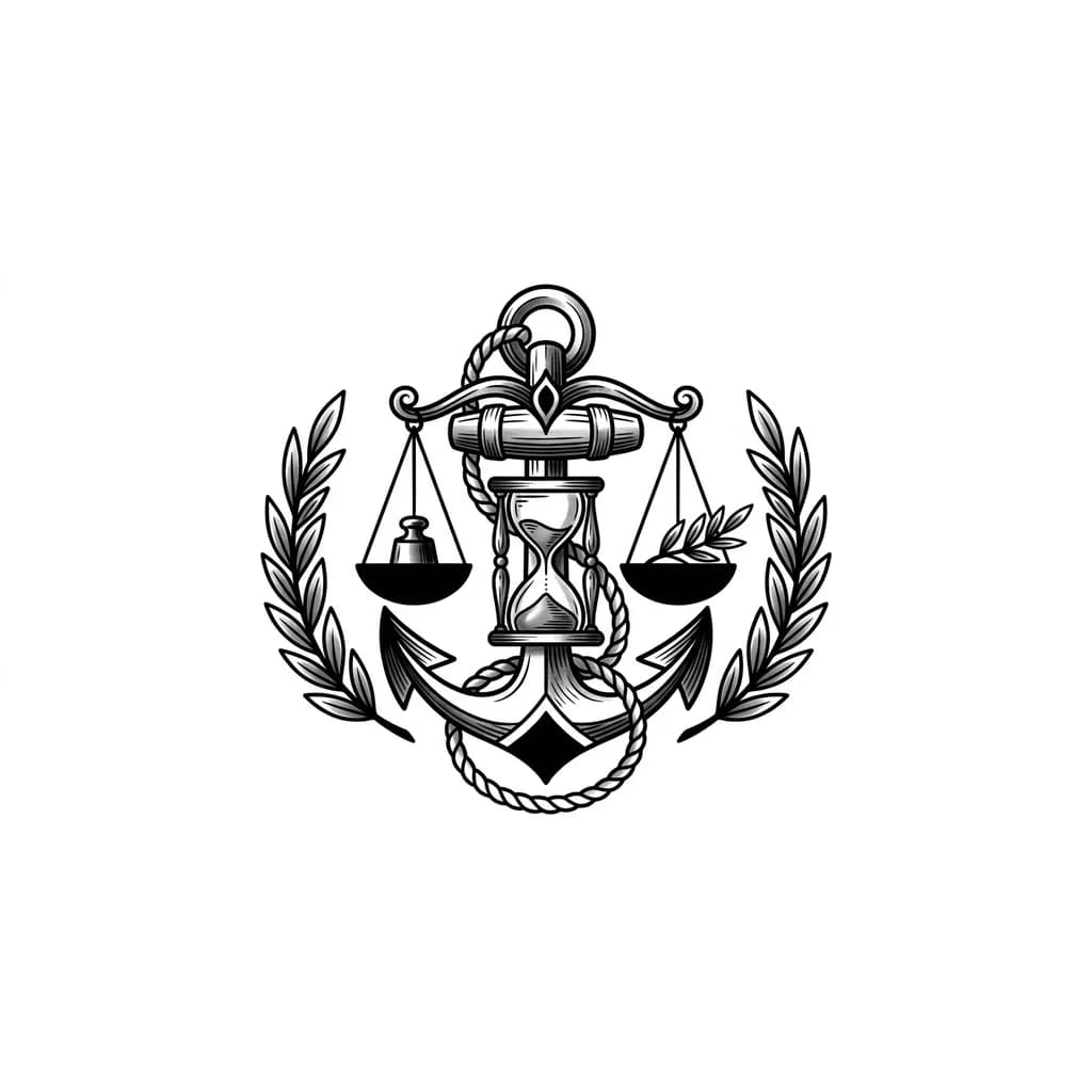 Тату эскиз: Can you make me a tattoo of the stoic cardinal value temperance but I don’t want it too big maybe small