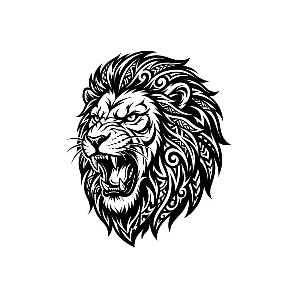 Blackwork tattoo style