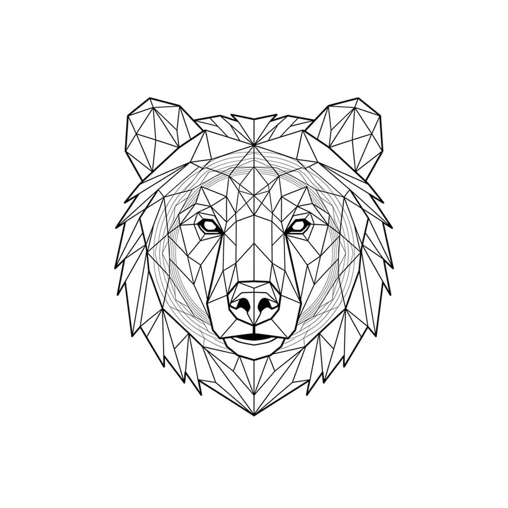 Geometric tattoo style