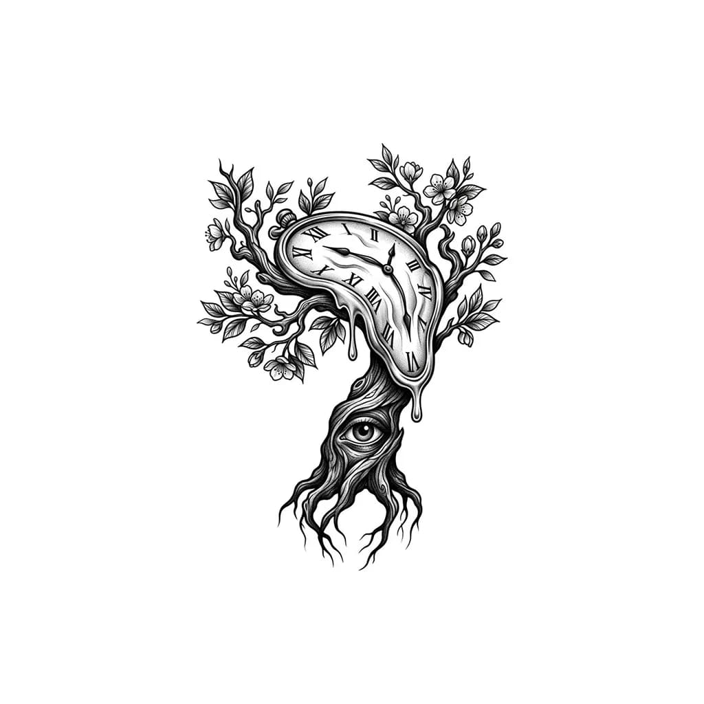 Surrealism tattoo style